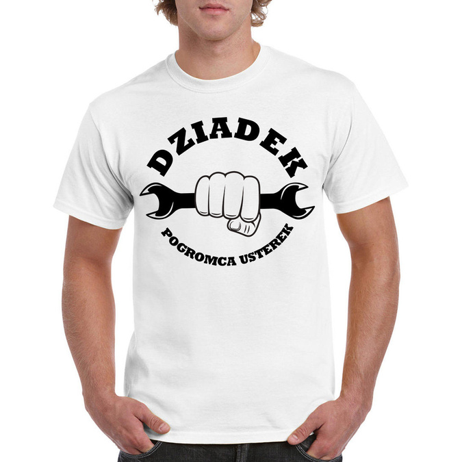 Dziadek pogromca usterek - koszulka męska