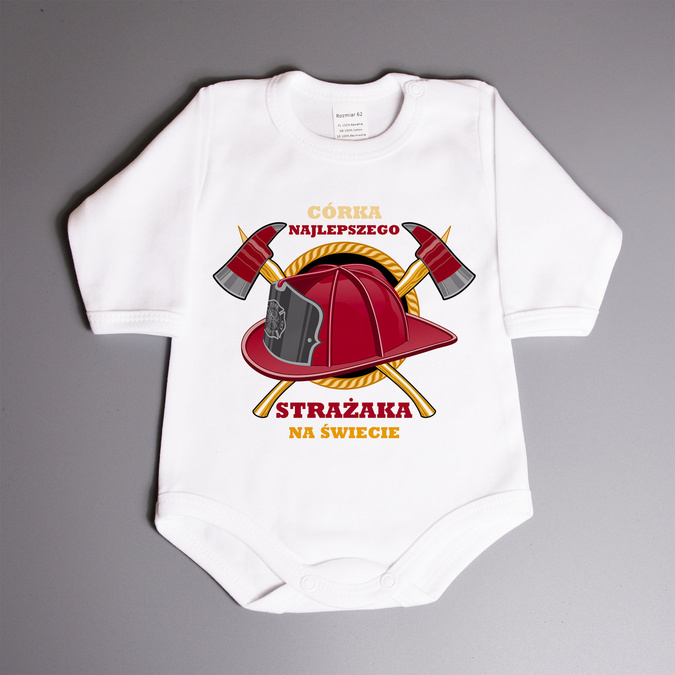 Córka najlepszego strażaka - body niemowlęce