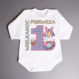 Pierwsza Wielkanoc - body niemowlęce