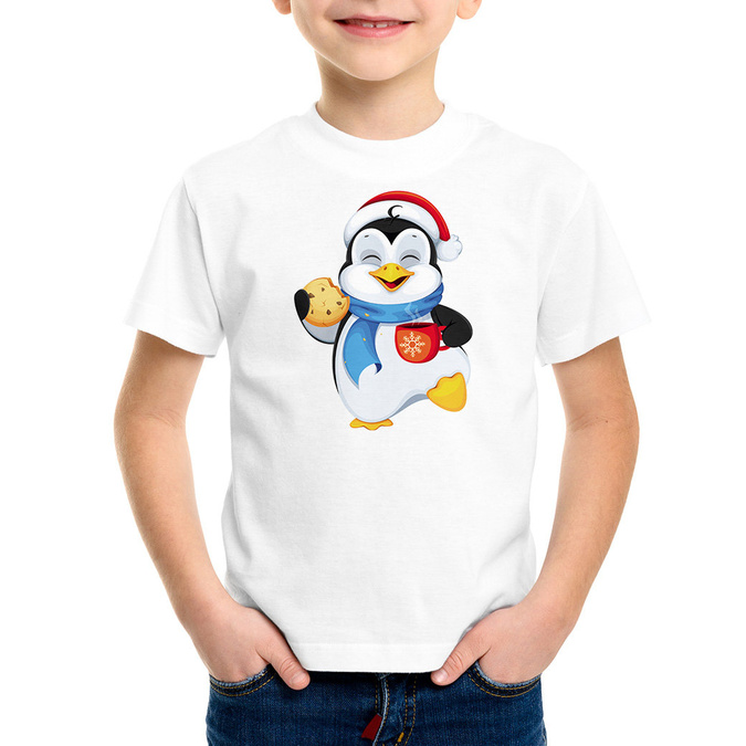 Pingwin - koszulka świąteczna
