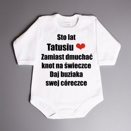 Sto lat Tatusiu - body niemowlęce
