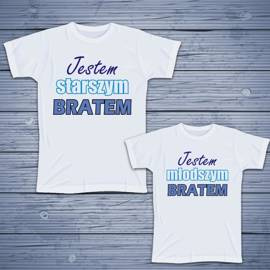 Jestem młodszy i jestem starszym brat - zestaw dla rodzeństwa