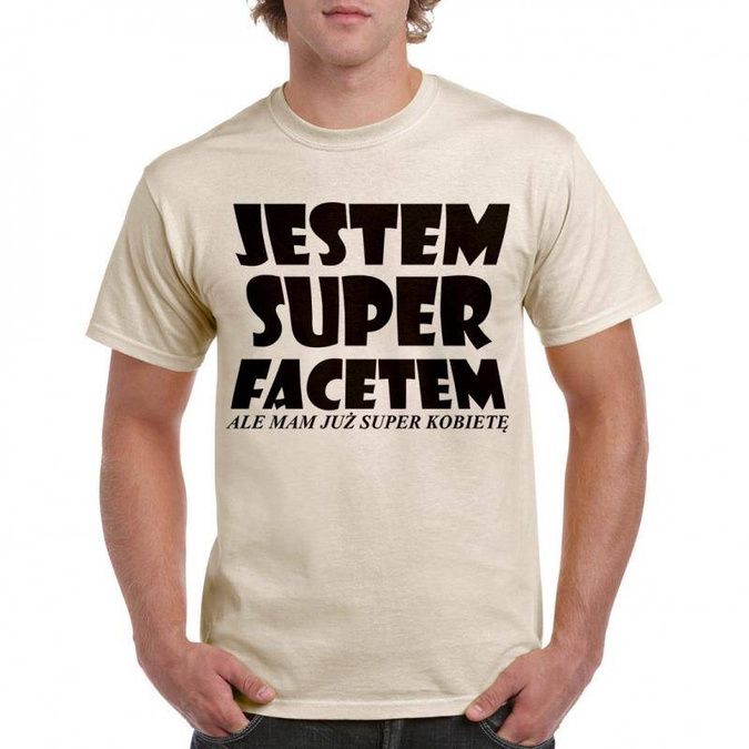 Jestem super facetem - koszulka męska