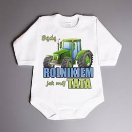 Będę rolnikiem jak mój tata - body dziecięce