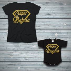 Super babcia,  wnuczek - zestaw