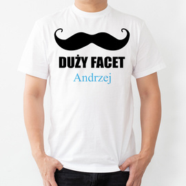 Duży facet - koszulka męska