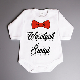 Wesołych świąt, mucha - body świąteczne