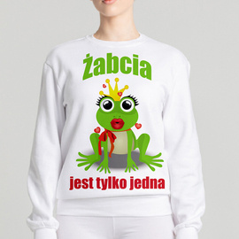 Żabcia jest tylko jedna - damska bluza