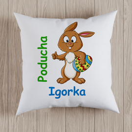 Poduszka wielkanocna z zajączkiem