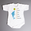 Metryczka - delfin - body niemowlęce