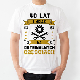 40 lat i wciąż na oryginalnych częściach - koszulka męska