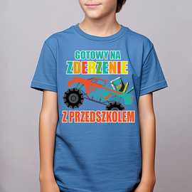 Gotowy na zderzenie z przedszkolem - koszulka dziecięca