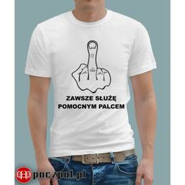 Zawsze służę poomocnym palcem