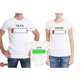 Zestaw tata, mama, syn - bateria