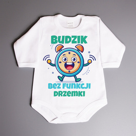 Budzik bez funkcji drzemki - body niemowlęce