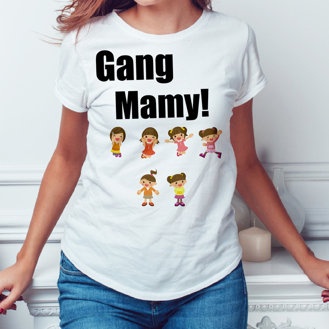 Gang mamy - koszulka damska