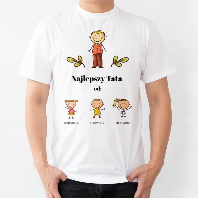 Tata team - personalizowana koszulka na dzień taty- KREATOR