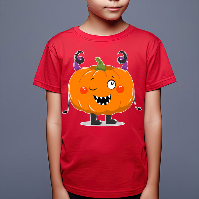 Dynia (imię) koszulka dziecięca na Halloween