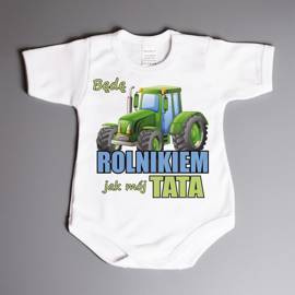 Będę rolnikiem jak mój tata - body dziecięce