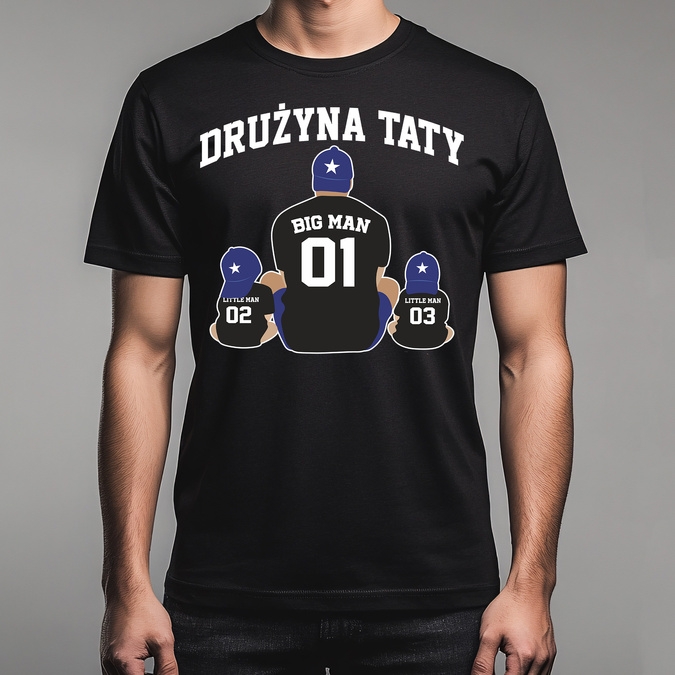 Drużyna taty - koszulka męska