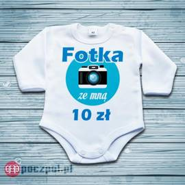 Fotka ze mną 10 zł - body niemowlęce