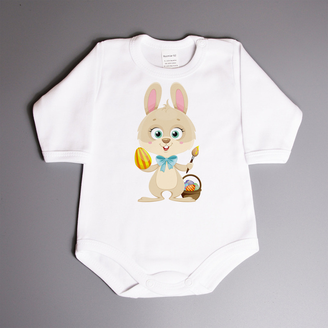 Zajączek wielkanocny, pisanki - body wielkanocne