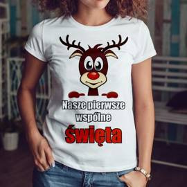 Nasze pierwsze wspólne święta - koszulka damska