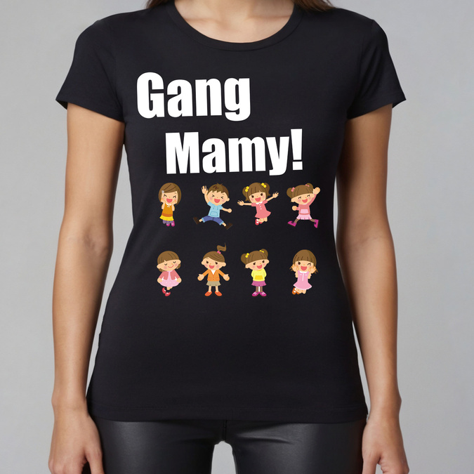 Gang mamy - koszulka damska