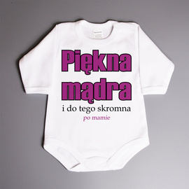 Piękna, mądra - body niemowlęce