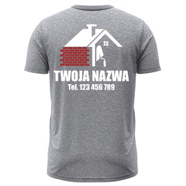 Koszulka z LOGO dla Firm Budowlanych - Nadruk Firmowy