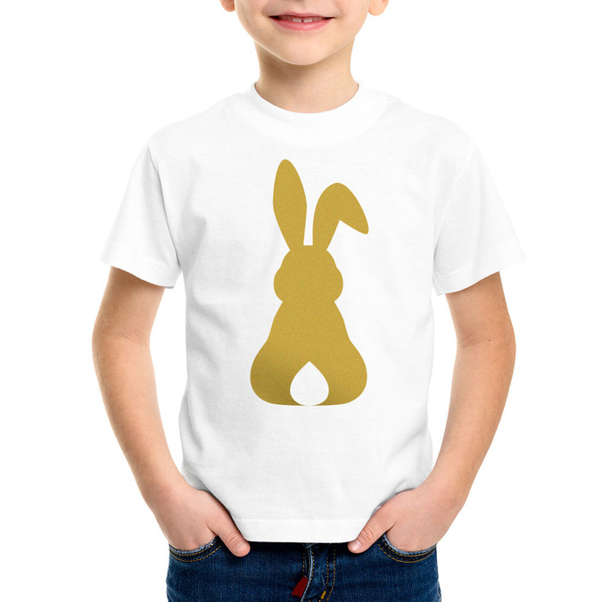 Złoty zajączek - koszulka dziecięca