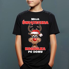 Moja świąteczna koszulka po domu - koszulka dziecięca