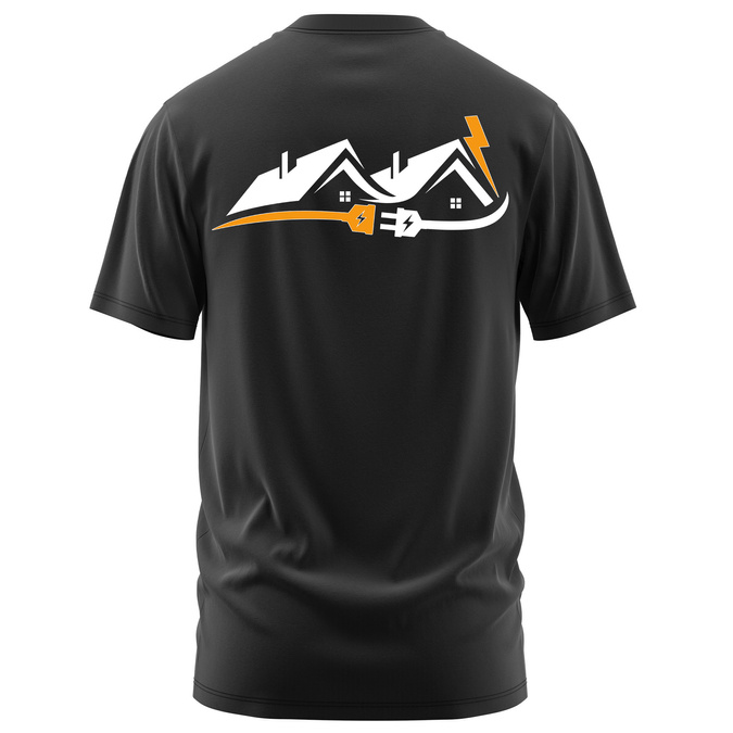 Koszulka z LOGO dla Firm Elektrycznych - Nadruk Firmowy