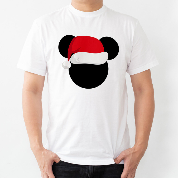 Świąteczna koszulka męska z myszką