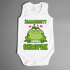 Żaaajebisty chłopak - body na ramiączkach