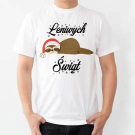 Leniwych Świąt - koszulka męska