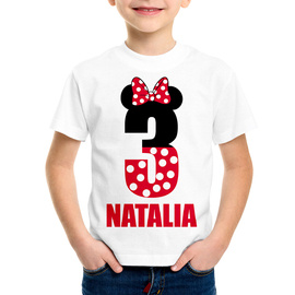Koszulka na trzecie urodziny minnie