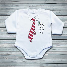 Body z krawatem - body niemowlęce