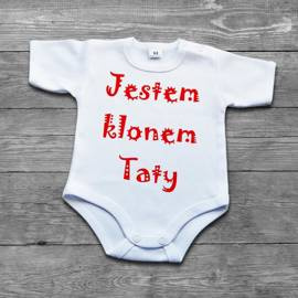 Jestem klonem taty - body niemowlęce