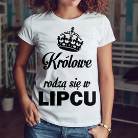 Królowe rodzą się w... - koszulka damska
