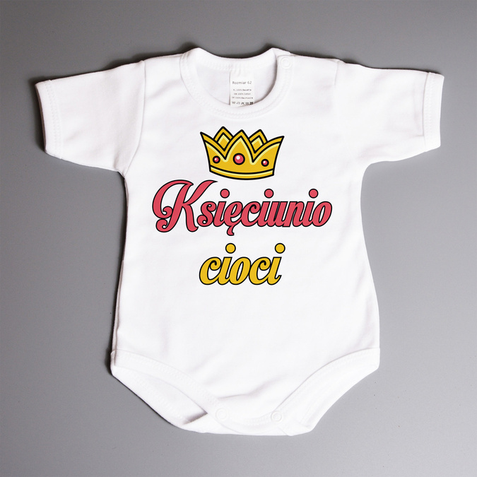 Księciunio cioci (imię) - body niemowlęce