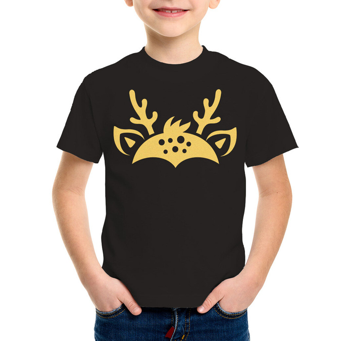 Złoty renifer - koszulka dziecięca