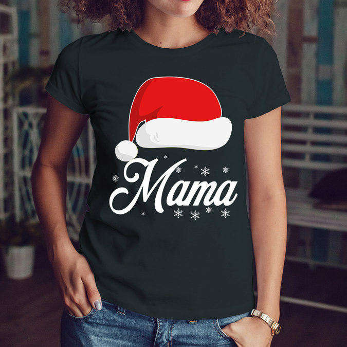 Mikołaj mama - koszulka damska