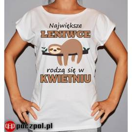 Największe leniwce rodzą się w...