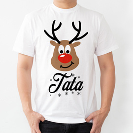 Tata renifer - koszulka męska
