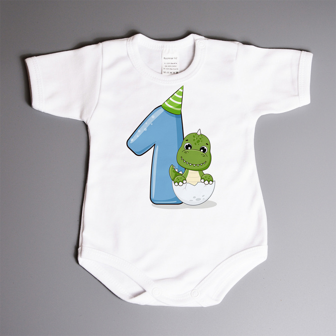 Body na roczek dinozaur