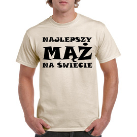 Najlepszy mąż na świecie - koszulka męska