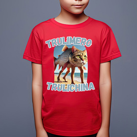 Trulimero Trulichina - koszulka dziecięca - Italian Brainrot