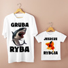 Gruba ryba, jeszcze rybcia - zestaw koszulek