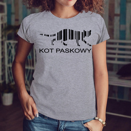 Kot paskowy - koszulka damska